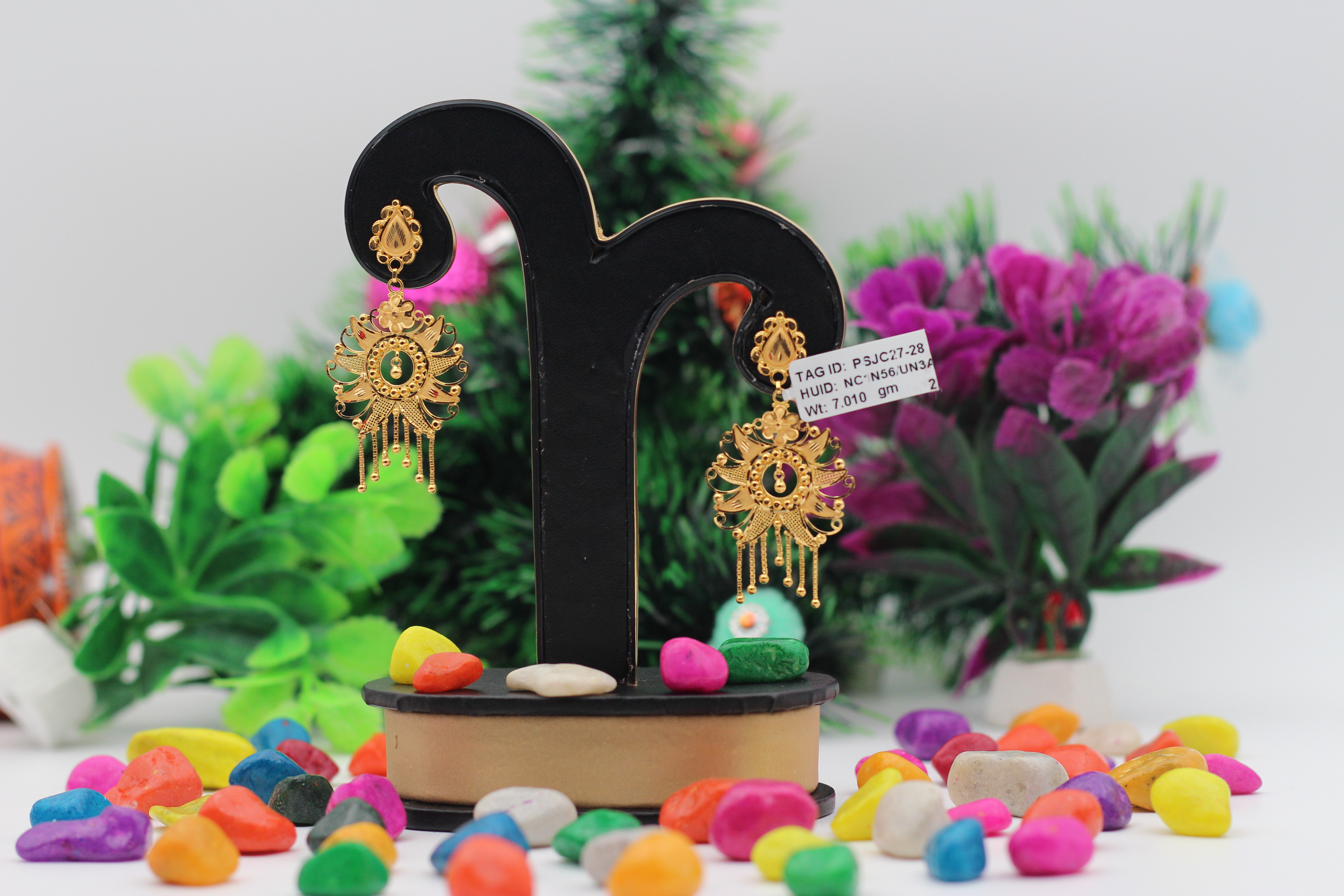 EARRINGS (GOLD SEETADUL)