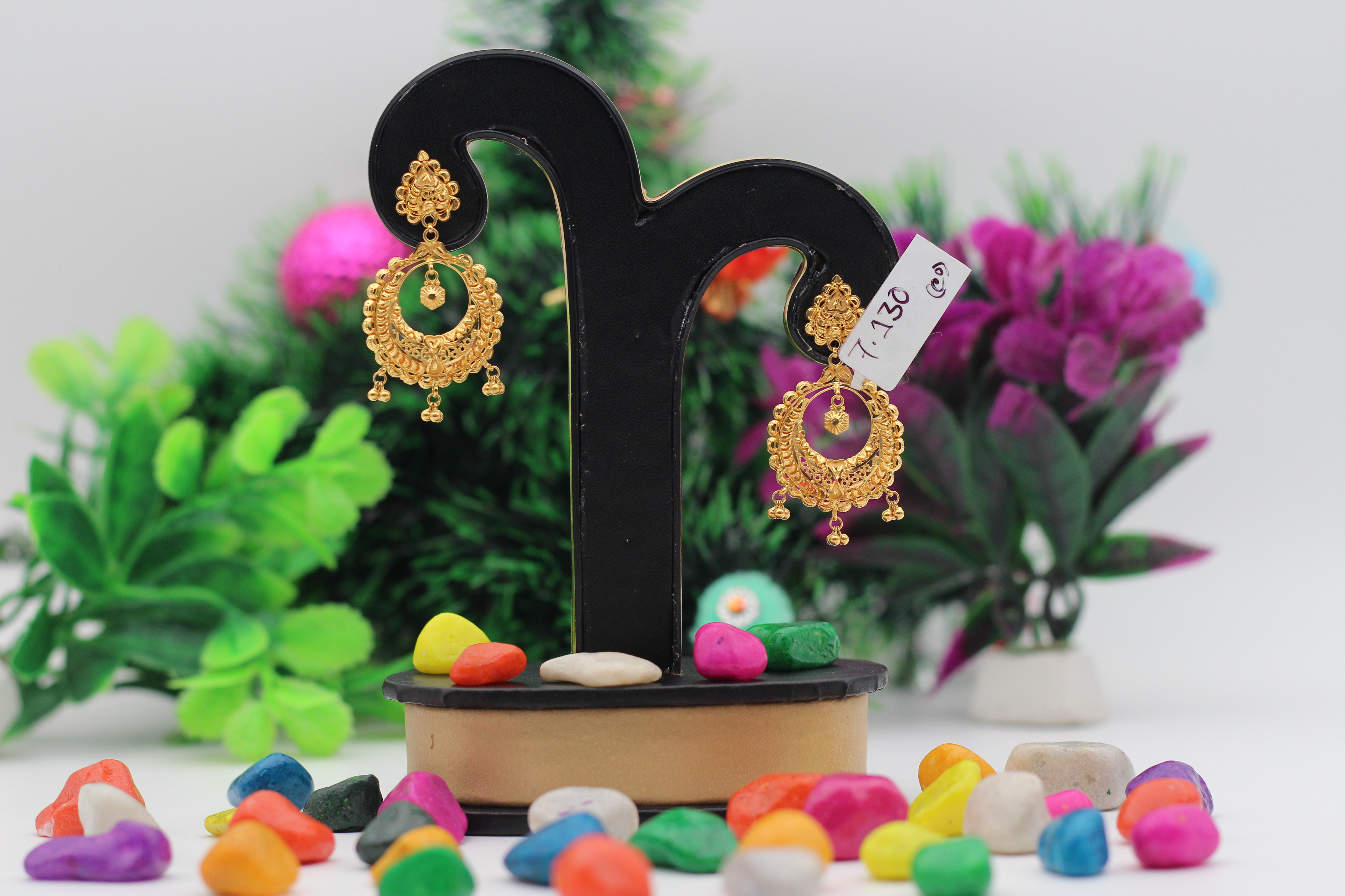 EARRINGS (GOLD SEETADUL)